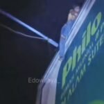 Aksi dramatis percobaan bunuh diri terjadi di Jalan Ampera, Batu Ceper, Poris, Kota Tangerang pada Senin malam hingga Selasa dini hari. FOTO: Edo Wijaya/portalbmi.id