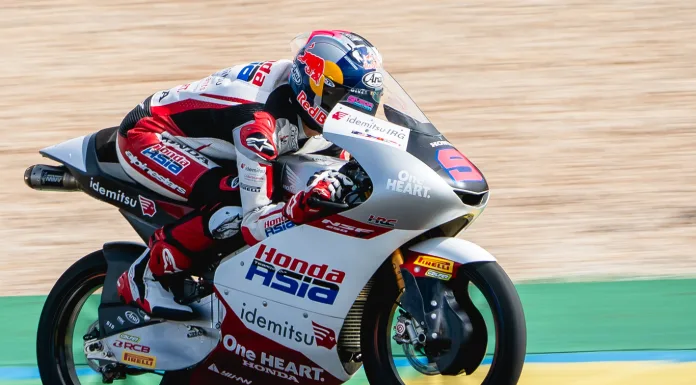 Veda Ega Pratama di Moto3 Goiania Brasil 2026. FOTO: portalbmi.id