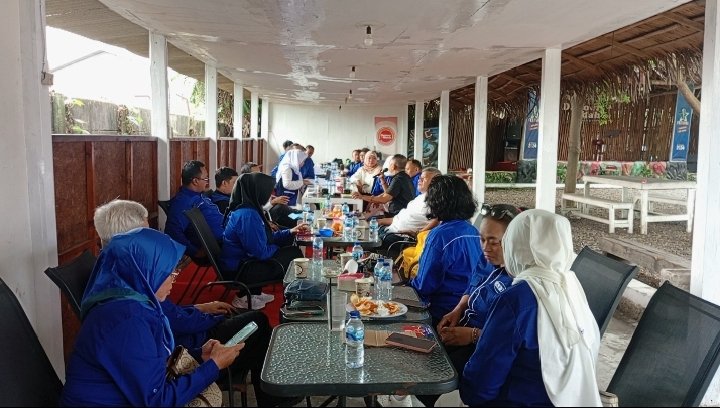 Asosiasi Pengusaha Jasa Boga (APJI) DPD Banten menggelar kegiatan halal bihalal sekaligus rapat persiapan Musyawarah Daerah (Musda) APJI Provinsi Banten. FOTO: Achie06/portalbmi.id