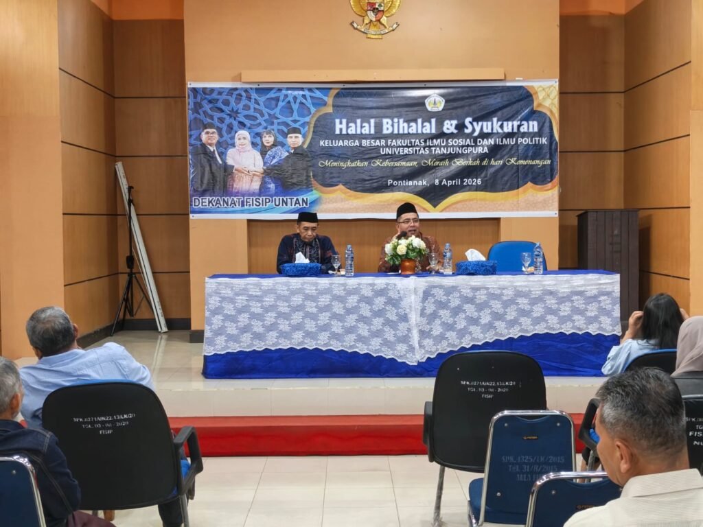 Universitas Tanjungpura (UNTAN) menyelenggarakan agenda tahunan Halal Bihalal dan Syukuran. FOTO: Firdaus06/portalbmi.id