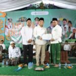 Wagub Dimyati saat menghadiri acara Halal Bihalal Pengurus Wilayah Nahdlatul Ulama (PWNU) Provinsi Banten. FOTO: Setda Provinsi Banten