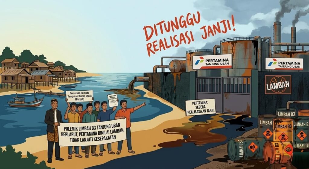 Polemik Limbah B3 Tanjung Uban Berlarut. FOTO: Ilustrasi B3/portalbmi.id