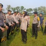 Polres Purbalingga terus meningkatkan kemampuan personel dengan menggelar pelatihan pengendalian massa (Dalmas). FOTO: Imam07/portalbmi.d