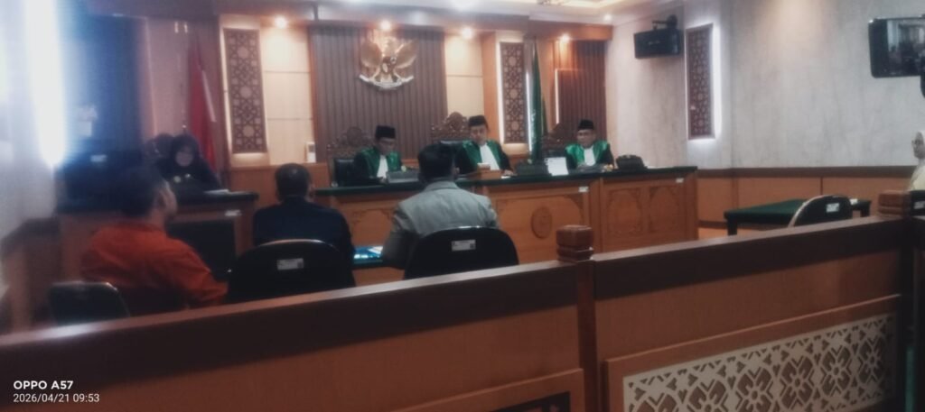 Pengadilan Agama (PA) Cilacap menggelar sidang perdana perkara nomor 1512/Pdt.G/2026/PA.Clp terkait dugaan Perbuatan Melawan Hukum (PMH). FOTO: Imam07/portalbmi.id
