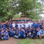 PT Pelayaran Surya Timur Line Grup Cabang Merak–Bakauheni menggelar acara Halal Bihalal yang diikuti oleh segenap direksi dan karyawan, Jumat (24/4/2026). FOTO: Budi05/portalbmi.id