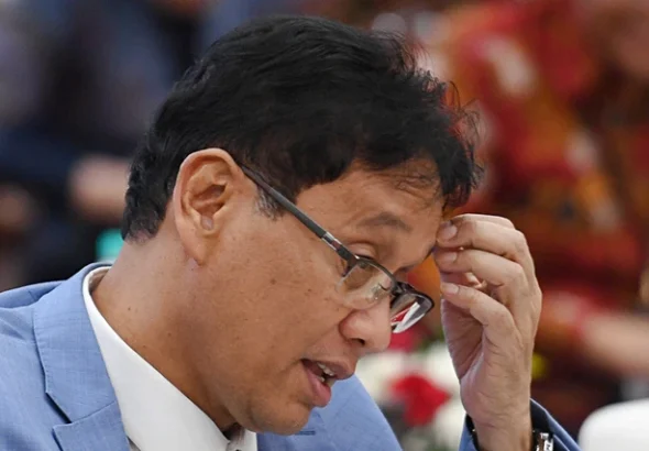 Menteri Keuangan Purbaya Yudhi Sadewa memberikan keterangan saat konferensi pers APBN KiTa edisi Mei 2026 di Jakarta, Selasa (19/5/2026). Foto: M Risyal Hidayat/ANTARA FOTO