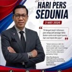 Pemimpin Redaksi PORTALBMI.ID di hari Pers sedunia 3 mei 2026 yang ke 33 tahun. FOTO: Red-PBMI