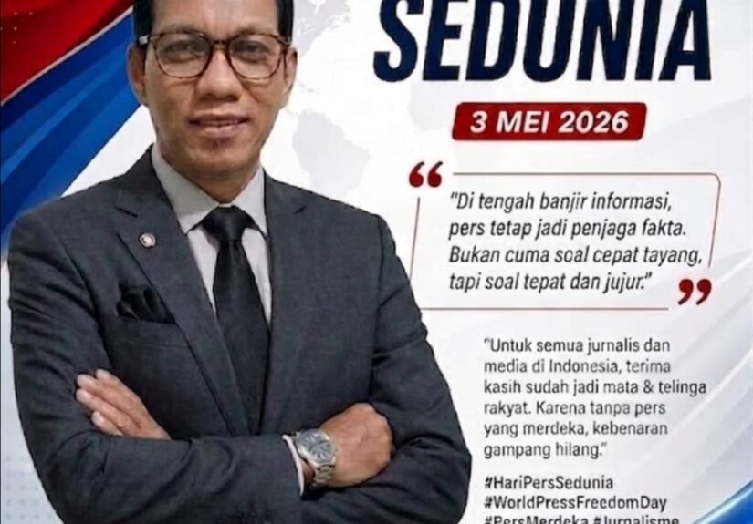 Pemimpin Redaksi PORTALBMI.ID di hari Pers sedunia 3 mei 2026 yang ke 33 tahun. FOTO: Red-PBMI