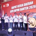Rakerda HIPMI mengusung tema Kolaborasi dan Aksi Pengusaha Muda Banten untuk Indonesia Raya. FOTO: Setda Banten