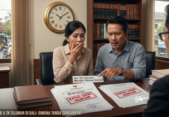 Bagaimana mungkin Klasifikasi Baku Lapangan Usaha Indonesia (KBLI) sebuah perusahaan bisa berubah secara tiba-tiba. FOTO: Atu05/portalbmi.id