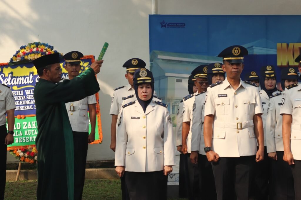 Pelantikan dan pengambilan sumpah jabatan kepada 6 (enam) orang pejabat manajerial di Lembaga Pemasyarakatan Kelas IIA Serang. FOTO: Achie06/PORTALBMI.ID
