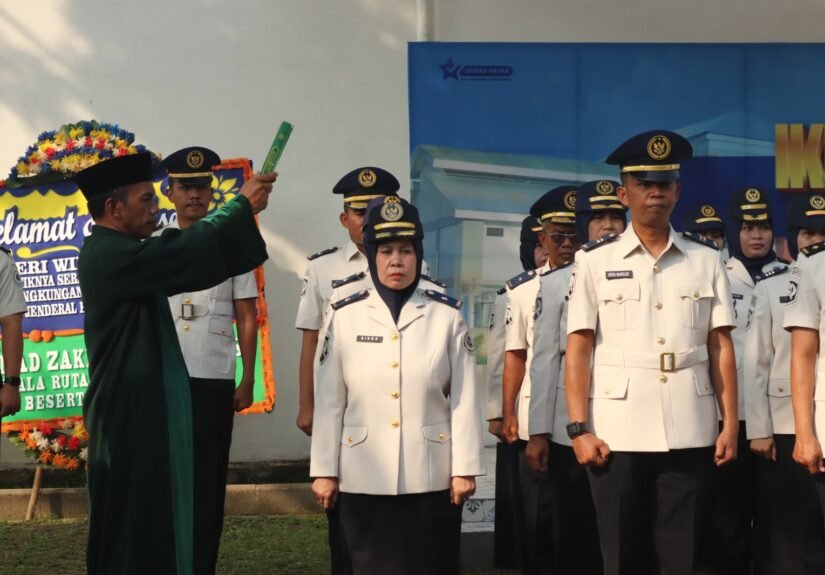 Pelantikan dan pengambilan sumpah jabatan kepada 6 (enam) orang pejabat manajerial di Lembaga Pemasyarakatan Kelas IIA Serang. FOTO: Achie06/PORTALBMI.ID