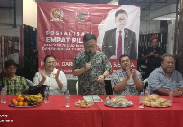 Darmadi Durianto Gelar Sosialisasi Empat Pilar di Pademangan, Jakarta Utara