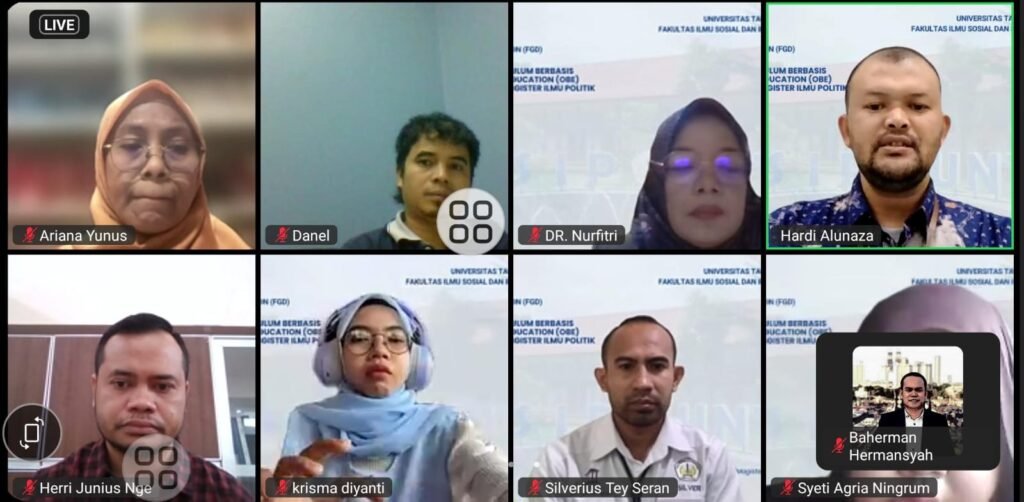 Kegiatan yang dilaksanakan secara daring melalui platform Zoom Meeting ini merupakan bagian dari komitmen program studi dalam melakukan penguatan mutu akademik. FOTO: Aep05/PORTALBMI.ID