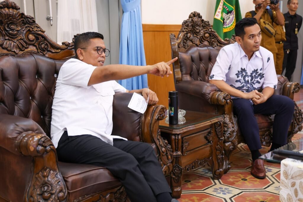 Gubernur Banten Andra Soni menjajaki kerja sama strategis dengan Cambridge School Indonesia guna meningkatkan mutu pendidikan di wilayahnya. FOTO: Setda Banten
