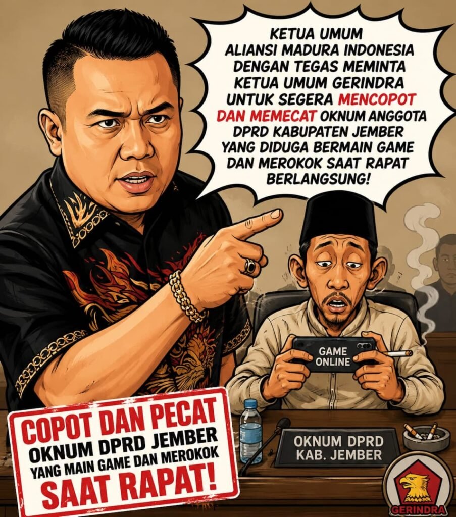 Ketua AMI, Baihaki Akbar, SE., SH., meminta Ketua Umum Partai Gerindra, Prabowo Subianto, segera mengambil tindakan. FOTO: Red/PORTALBMI.ID