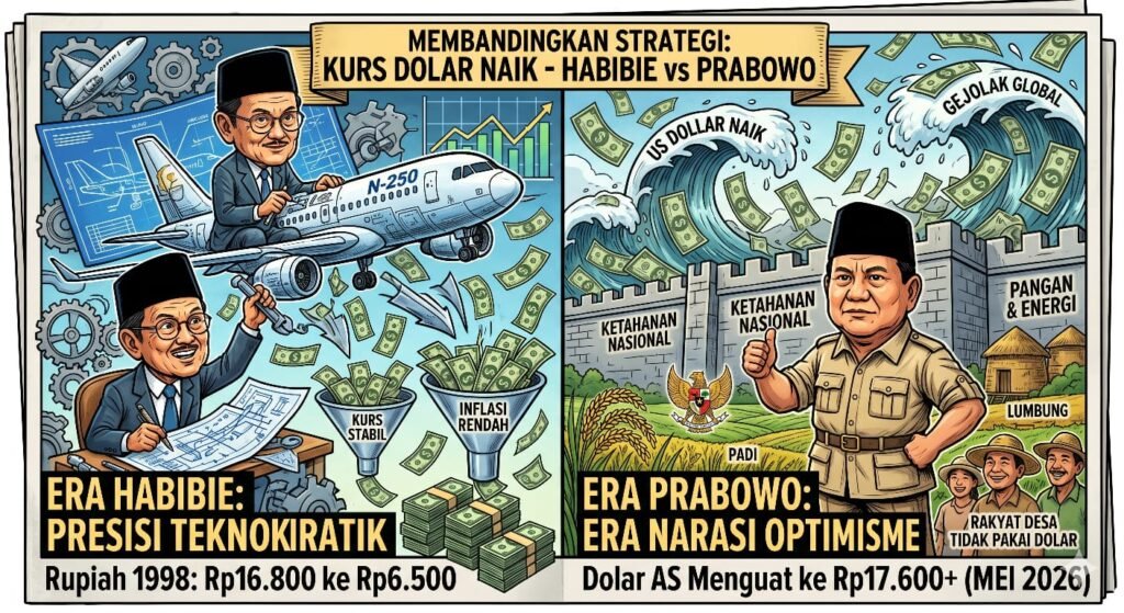 Presisi teknokratis mendiang BJ Habibie dan narasi optimisme nasional ala Presiden Prabowo Subianto. FOTO: Ayu05/PORTALBMI.ID