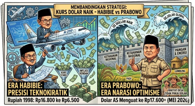 Presisi teknokratis mendiang BJ Habibie dan narasi optimisme nasional ala Presiden Prabowo Subianto. FOTO: Ayu05/PORTALBMI.ID