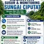 Kegiatan susur dan monitoring sungai Ciputat bersama Forum potensi Tangsel bersama unsur gabungan. FOTO: Henny06/PORTALBMI.ID