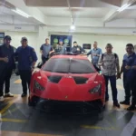 Lambo milik Bos PT QSS, Aseng, yang disita Kejagung dalam kasus IUP tambang di Kalimantan Barat. Foto: Dok. Istimewa
