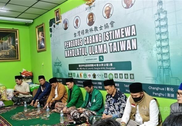 Istigasah dan halalbihalal pasca-Idulfitri PCINU Taiwan di Taipei pada 29 Maret. (Sumber Foto : Dokumentasi CNA)