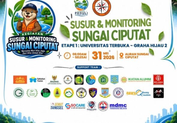 Aksi ini menjadi langkah awal warga memetakan faktor utama penyebab banjir dan potensi longsor di sepanjang aliran sungai. FOTO: Henny06/PORTALBMI.ID