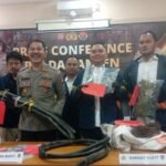 Pengungkapan kasus tersebut disampaikan dalam konferensi pers yang digelar di Aula Bidhumas Polda Banten, Rabu (3/6/2026). FOTO: Achie06/PORTALBMI.ID