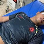 Dua personel Satuan Brimob Polda Banten mengalami luka serius setelah menjadi korban pengeroyokan dan pembacokan Debt collector di jl raya Serang. FOTO: Achie06/PORTALBMI.ID