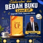 Kegiatan Silaturahmi dan Bedah Buku "Level UP: Upgrade Otak, Upgrade Hidup", Himapol Untan berkolaborasi dengan pakar sekaligus penulis buku, Rudy Hajee. FOTO: Firdaus06/PORTALBMI.ID