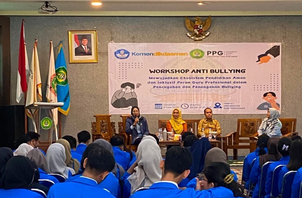 Universitas PGRI Pontianak menggelar kegiatan sosialisasi bertajuk "Mewujudkan Ekosistem Pendidikan Aman dan Inklusif. FOTO: Aef05/PORTALBMI.ID
