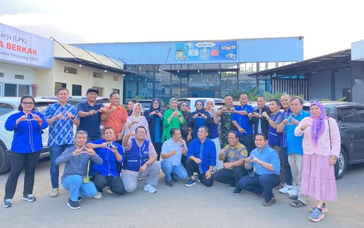 APJI Banten menggelar Rapat Kerja (Raker) dan Rapat Koordinasi (Rakor) di Dopamine Cafe, Jalan Raya Serang KM 24, Balaraja, Kabupaten Tangerang, Sabtu (13/6/2026). FOTO: Achie06/PORTALBMI.ID