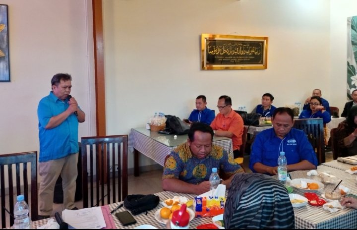 APJI Banten menggelar Rapat Kerja (Raker) dan Rapat Koordinasi (Rakor) di Dopamine Cafe, Jalan Raya Serang KM 24, Balaraja, Kabupaten Tangerang, Sabtu (13/6/2026). FOTO: Achie06/PORTALBMI.ID