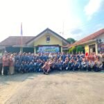 HUT Bhayangkara ke-80 tahun 2026, Polsek Purwokerto Utara, Polresta Banyumas, menggelar lomba PBB bagi anggota Linmas se-Kecamatan Purwokerto Utara. FOTO: PORTALBMI.ID/Humas Polresta Banyumas