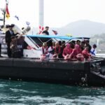 Wagub Achmad Dimyati Natakusumah menghadiri upacara tabur bunga di perairan Banten dalam rangka memperingati Hari Bhayangkara ke-80, Rabu (24/6/2026). FOTO: PORTALBMI.ID/Setda provinsi Banten