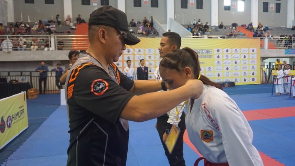 Kejuaraan karate bertajuk Kapolres Purbalingga Karate Open Championship di Indoor Sasana Krida Perwira Purbalingga, Sabtu (27/6/2026). FOTO: Humas Polres Purbalingga