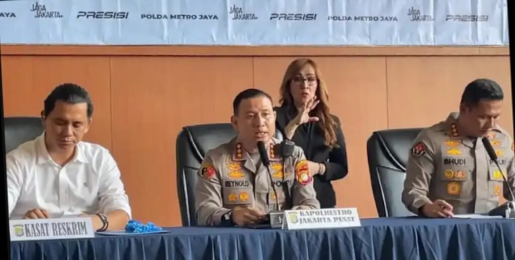 Penanganan perkara yang dilakukan Polres Metro Jakarta Pusat dengan dukungan dari Ditreskrimum Polda Metro Jaya, FOTO: PORTALBMI.ID