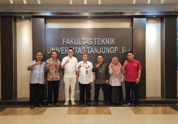 PT. Socare Group Internasional, penyelenggara Program Magang Internasional Taiwan, melaksanakan kunjungan silaturahmi ke UNTAN. FOTO: PORTALBMI.ID