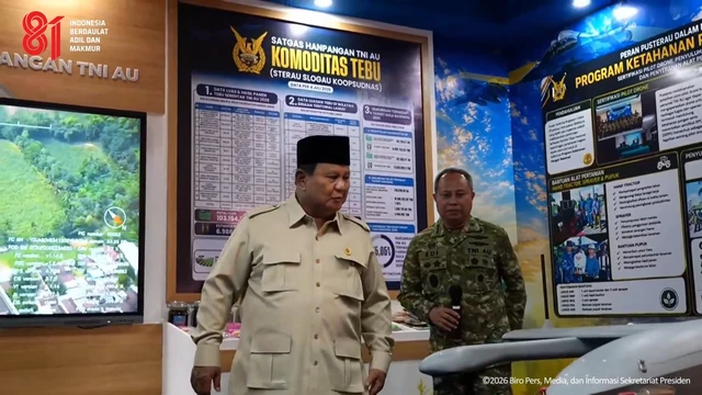 Presiden Prabowo Pimpin Panen Raya Serentak di Seluruh Indonesia Bersama TNI, Malang, Jumat (17/7/2026). Foto: YouTube/ Sekretariat Presiden