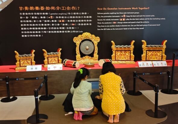 Pameran Gamelan Bali yang memperkenalkan warisan budaya Indonesia kepada generasi muda Taiwan menjadi bagian dari Taipei Children's Arts Festival. FOTO: KDEI Taipei