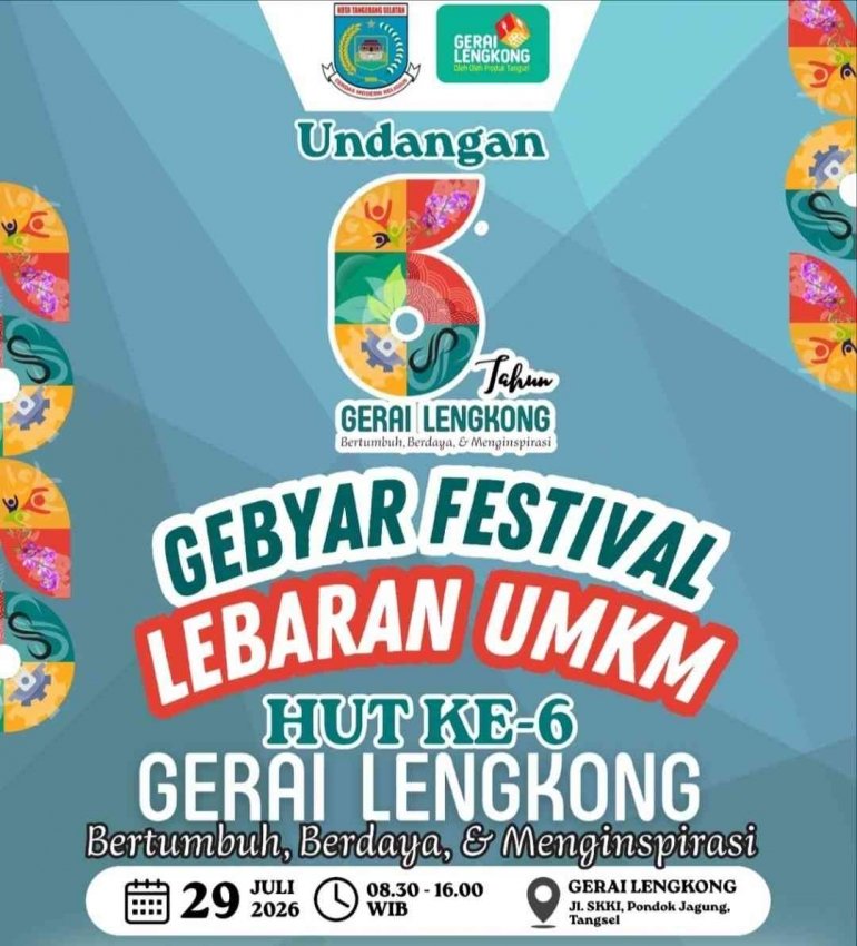 Gerai Lengkong Rayakan Hari Jadi Ke-6, Perkuat Semangat UMKM Tangsel yang Berdaya, Bertumbuh, dan Menginspirasi. FOTO: PORTALBMI.ID