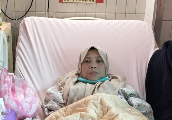 Eny, PMI sakit infeksi liver dirawat di rumah sakit selama 30 hari. (Sumber Foto : Eny).