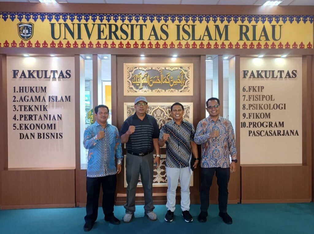 PT Socare Group International melakukan audiensi di Gedung Rektorat UIR bersama M. Irfan Rosyadi, S.E., M.E., selaku Head Division for Domestic Cooperation UIR. FOTO: Annora05/PORTALBMI.ID