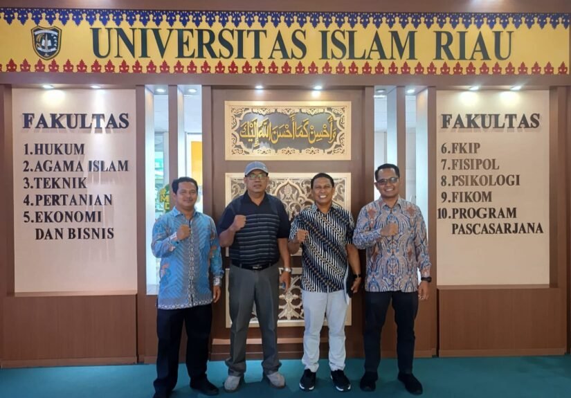 PT Socare Group International melakukan audiensi di Gedung Rektorat UIR bersama M. Irfan Rosyadi, S.E., M.E., selaku Head Division for Domestic Cooperation UIR. FOTO: Annora05/PORTALBMI.ID