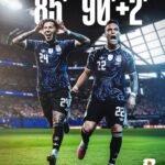 Argentina berhasil memastikan diri melaju ke babak berikutnya usai meraih kemenangan dramatis 2-1 atas Inggris. FOTO: FIFA