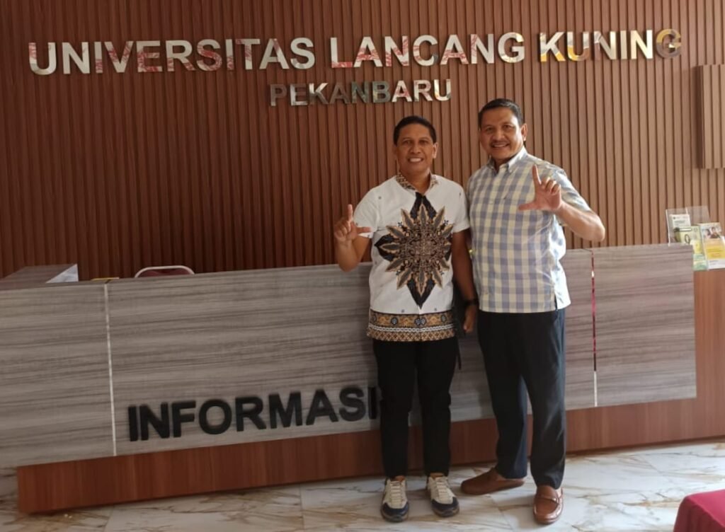 PT.Socare Group International melalui Head Representative Riau Region (H3R) Bapak Annora Arsan.S.E.,M.H. melaksanakan Audensi pada tanggal 16 Juli 2026 dan 17 juli 2026 bersama jajaran pimpinan UNLAK Riau. FOTO: Annora05/PORTALBMI.ID