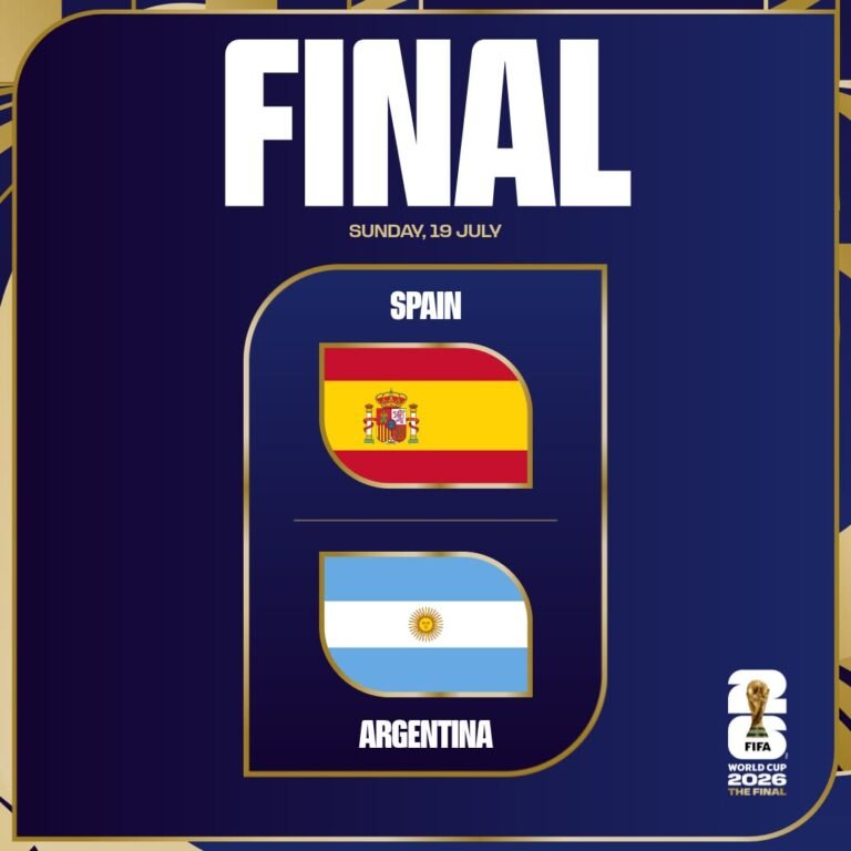 Laga Final Piala Dunia 2026, Timnas Spanyol akan menjadi ujian terberat bagi Timnas Argentina di Piala Dunia 2026. FOTO: FIFA