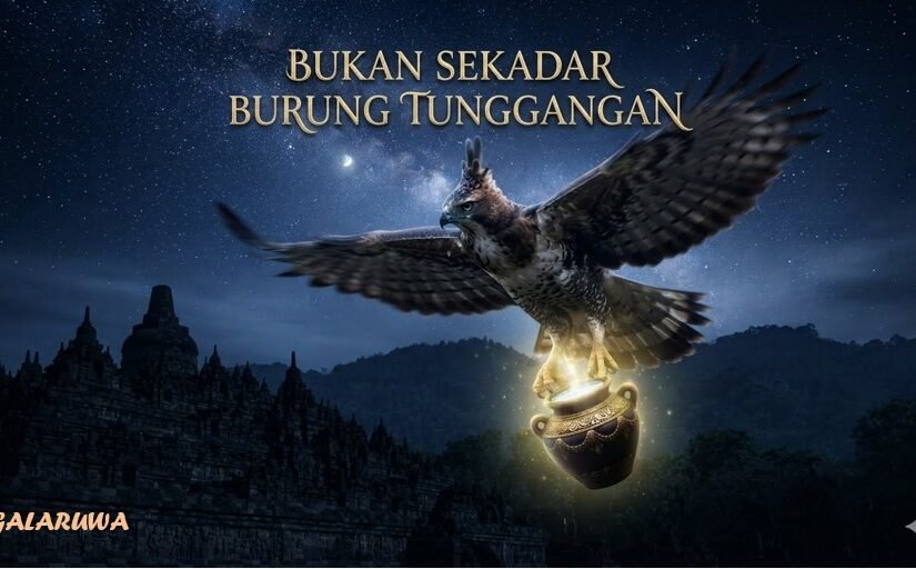 Burung Garuda "GALARUWA". Illustrasi by AI Gemini