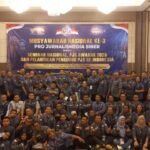 Pembukaan Musyawarah Nasional (Munas) III Pro Jurnalisme Siber (PJS) di Jakarta, Selasa (21/7/2026). FOTO: Budi05/PORTALBMI.ID
