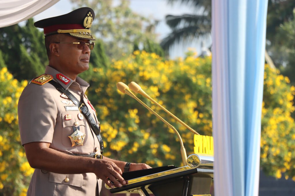 Wakapolda Jawa Tengah Brigjen Pol. Latif Usman memimpin Upacara Pembukaan Pendidikan Pembentukan Bintara (Diktukba) Polri Tahun Anggaran 2026 di Sekolah Polisi Negara (SPN) Polda Jawa Tengah. FOTO: Bid Humas Polda Jateng/PORTALBMI.ID