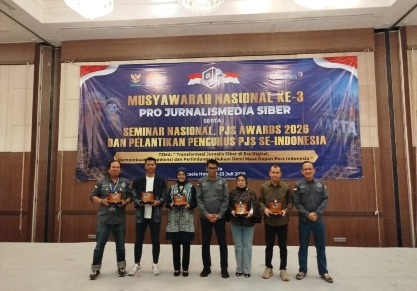 Rangkaian Musyawarah Nasional (Munas) III Pro Jurnalismedia Siber (PJS) semakin semarak dengan digelarnya Malam Anugerah. FOTO: Budi05/PORTALBMI.ID